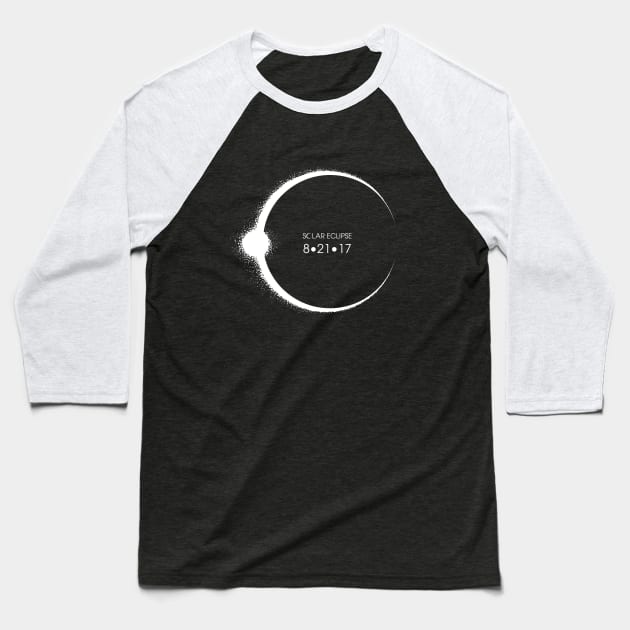 Solar Eclipse Baseball T-Shirt by sirtoddington